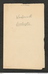 Nachlass Franz Steindachner, historischer Umschlag, Korrespondenz Charles Wachsmuth, Inv.Nr. 569.02, Seite 1
